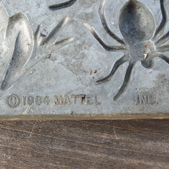 Mattel Creepy Crawlers 1964 1st Thingmaker Toy BUG MOLD PLATE FROG SPIDER - Picture 3 of 3